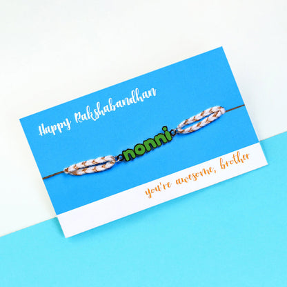 Nonni Metalic Rakhi