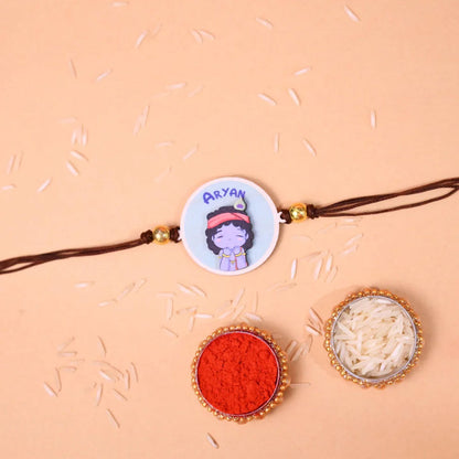 Personalised Krishna Rakhi